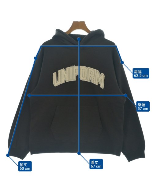 uniform experiment（ユニフォームエクスペリメント）パーカー 茶 サイズ:1(S位) メンズ/2200694828586