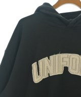 uniform experiment（ユニフォームエクスペリメント）パーカー 黒 サイズ:4(XL位) メンズ/2200694828609