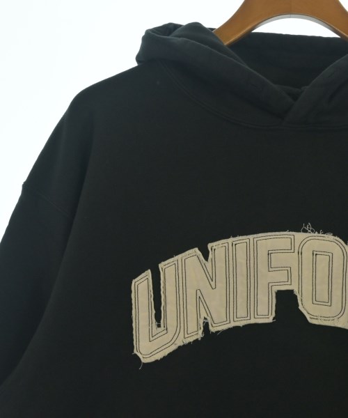 uniform experiment（ユニフォームエクスペリメント）パーカー 黒 サイズ:1(S位) メンズ/2200694828630