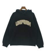 uniform experiment（ユニフォームエクスペリメント）パーカー 黒 サイズ:1(S位) メンズ/2200694828630