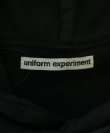 uniform experiment（ユニフォームエクスペリメント）パーカー 黒 サイズ:1(S位) メンズ/2200694828630