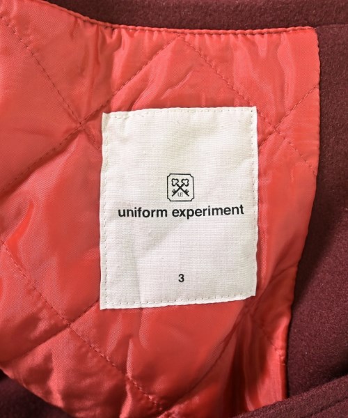 uniform experiment（ユニフォームエクスペリメント）スタジャン 赤 サイズ:3(L位) メンズ/2200692328026