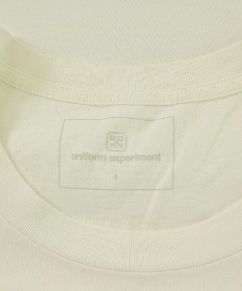 uniform experiment（ユニフォームエクスペリメント）Tシャツ・カットソー 白 サイズ:4(XL位) メンズ/2200695402020