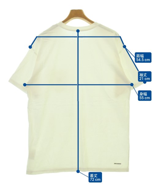 uniform experiment（ユニフォームエクスペリメント）Tシャツ・カットソー 白 サイズ:4(XL位) メンズ/2200695402020