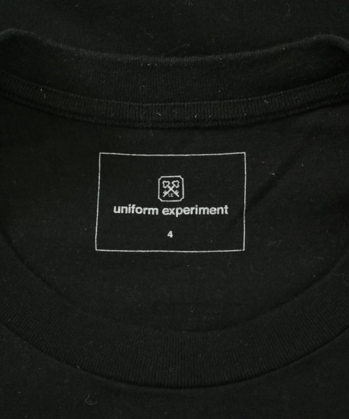 uniform experiment（ユニフォームエクスペリメント）Tシャツ・カットソー 黒 サイズ:4(XL位) メンズ/2200695402044