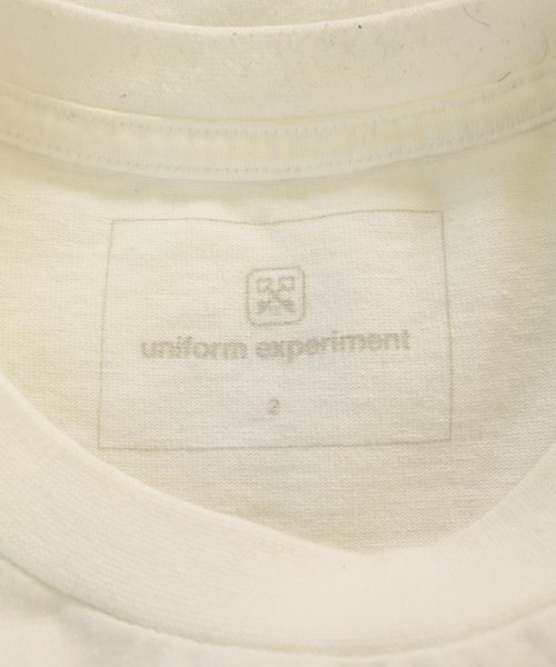 uniform experiment（ユニフォームエクスペリメント）Tシャツ・カットソー 白 サイズ:2(M位) メンズ/2200695475024