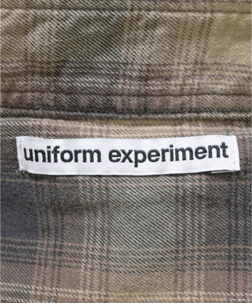 uniform experiment（ユニフォームエクスペリメント）カジュアルシャツ ベージュ サイズ:1(S位) メンズ/2200698221147