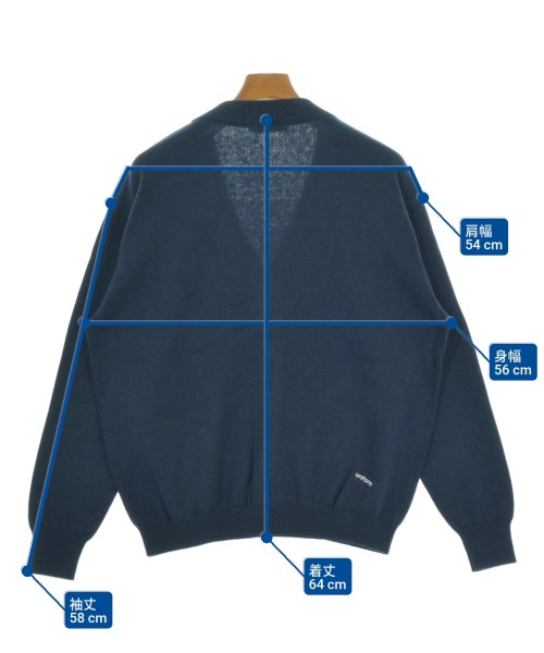 uniform experiment（ユニフォームエクスペリメント）カーディガン 紺 サイズ:1(S位) メンズ/2200698221154