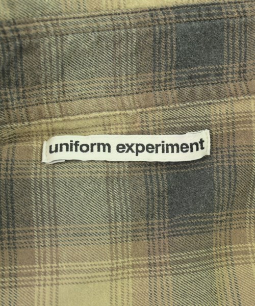 uniform experiment（ユニフォームエクスペリメント）カジュアルシャツ ベージュ サイズ:4(XL位) メンズ/2200700078080