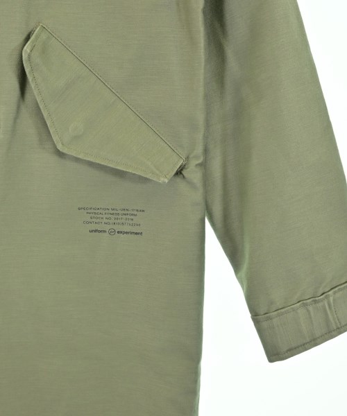 uniform experiment（ユニフォームエクスペリメント）モッズコート カーキ サイズ:1(S位) メンズ/2200697133182