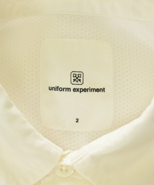 uniform experiment（ユニフォームエクスペリメント）カジュアルシャツ 白 サイズ:2(M位) メンズ/2200697133250