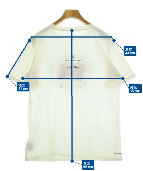 uniform experiment（ユニフォームエクスペリメント）Tシャツ・カットソー 白 サイズ:4(XL位) メンズ/2200700654314