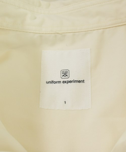 uniform experiment（ユニフォームエクスペリメント）カジュアルシャツ 白 サイズ:1(S位) メンズ/2200644946049