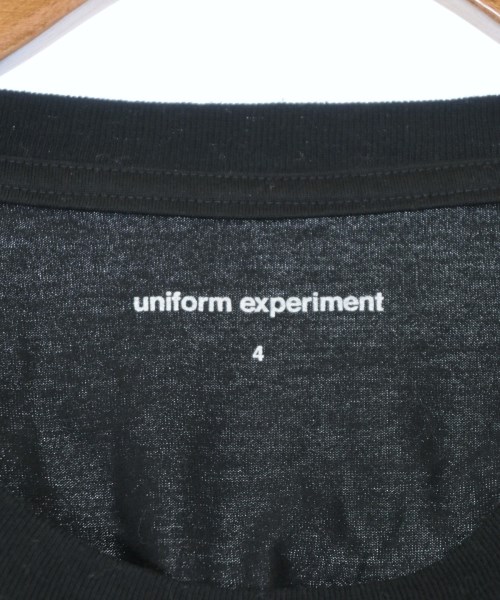 uniform experiment（ユニフォームエクスペリメント）Tシャツ・カットソー 黒 サイズ:4(XL位) メンズ/2200655162049