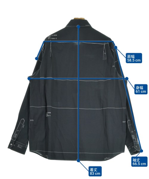 uniform experiment（ユニフォームエクスペリメント）カジュアルシャツ 黒 サイズ:4(XL位) メンズ/2200655176077