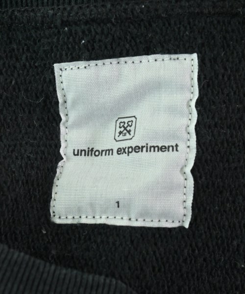 uniform experiment（ユニフォームエクスペリメント）スウェット 黒 サイズ:1(S位) メンズ/2200655575054
