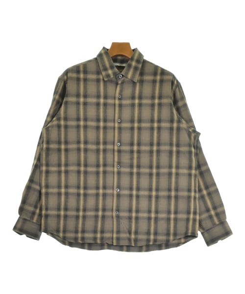uniform experiment(ユニフォームエクスペリメント)カジュアルシャツ 茶 サイズ:1(S位)/2200656609031