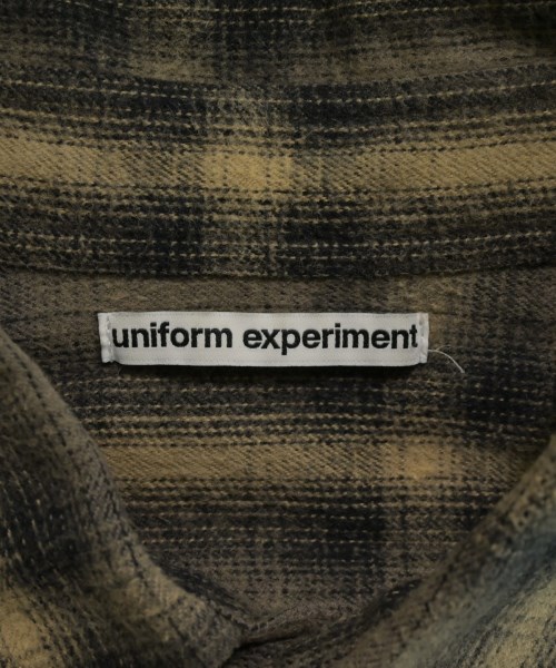 uniform experiment（ユニフォームエクスペリメント）カジュアルシャツ 茶 サイズ:1(S位) メンズ/2200656609031