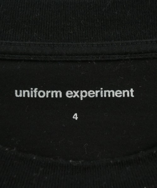 uniform experiment（ユニフォームエクスペリメント）Tシャツ・カットソー 黒 サイズ:4(XL位) メンズ/2200655479079