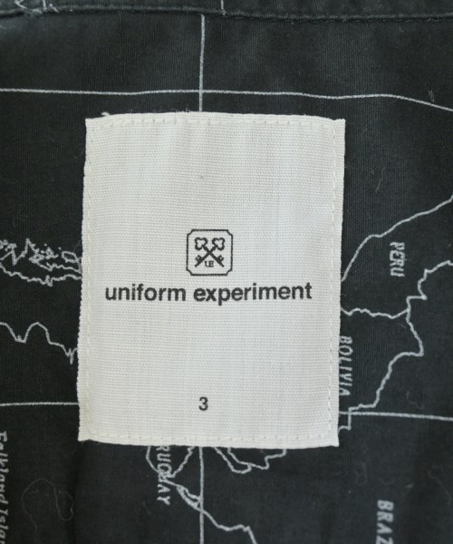 uniform experiment（ユニフォームエクスペリメント）カジュアルシャツ 黒 サイズ:3(L位) メンズ/2200650780149