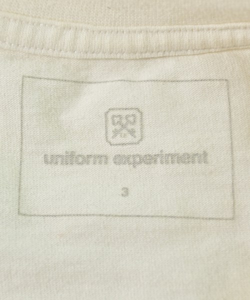 uniform experiment（ユニフォームエクスペリメント）Tシャツ・カットソー 白 サイズ:3(L位) メンズ/2200657706067