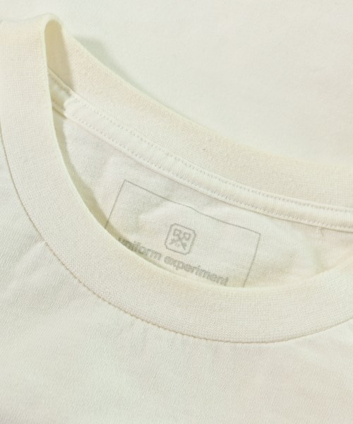 uniform experiment（ユニフォームエクスペリメント）Tシャツ・カットソー 白 サイズ:3(L位) メンズ/2200657706067