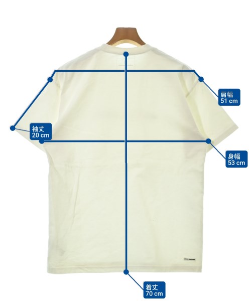 uniform experiment（ユニフォームエクスペリメント）Tシャツ・カットソー 白 サイズ:3(L位) メンズ/2200657706067