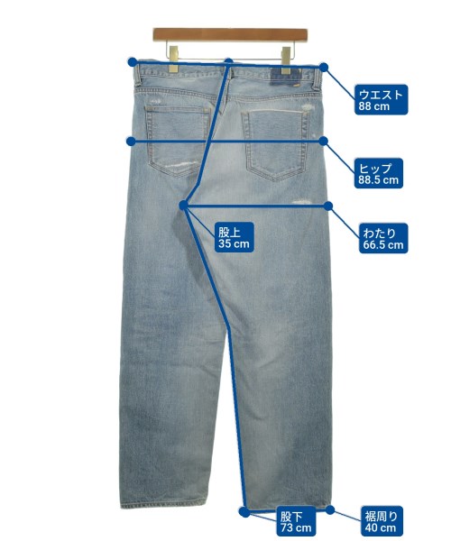 uniform experiment（ユニフォームエクスペリメント）デニムパンツ 青 サイズ:3(L位) メンズ/2200658610011