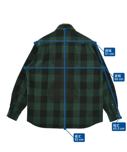 uniform experiment（ユニフォームエクスペリメント）カジュアルシャツ 緑 サイズ:2(M位) メンズ/2200659459015