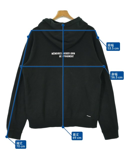 uniform experiment（ユニフォームエクスペリメント）パーカー 黒 サイズ:2(M位) メンズ/2200659580030