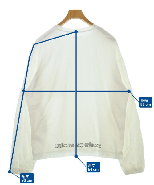 uniform experiment（ユニフォームエクスペリメント）Tシャツ・カットソー 白 サイズ:2(M位) メンズ/2200660047096
