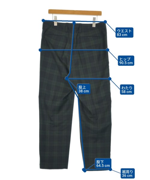 uniform experiment（ユニフォームエクスペリメント）スラックス 緑 サイズ:2(M位) メンズ/2200660047126