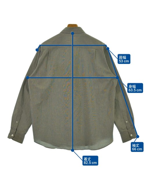 uniform experiment（ユニフォームエクスペリメント）カジュアルシャツ グレー サイズ:2(M位) メンズ/2200661185049