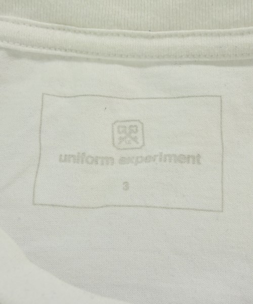 uniform experiment（ユニフォームエクスペリメント）Tシャツ・カットソー 白 サイズ:S メンズ/2200661675137