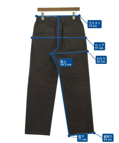 uniform experiment（ユニフォームエクスペリメント）チノパン 茶 サイズ:1(S位) メンズ/2200710554024