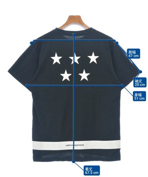 uniform experiment（ユニフォームエクスペリメント）Tシャツ・カットソー 黒 サイズ:2(M位) メンズ/2200709098157