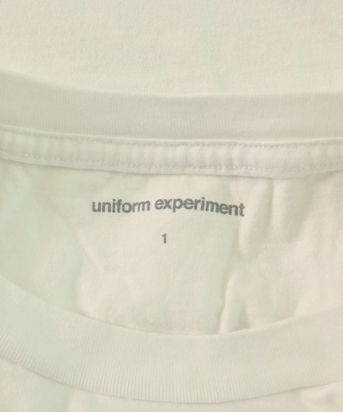 uniform experiment（ユニフォームエクスペリメント）Tシャツ・カットソー 白 サイズ:1(S位) メンズ/2200711581098