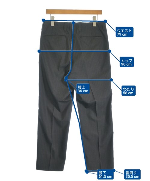 uniform experiment（ユニフォームエクスペリメント）スラックス グレー サイズ:1(S位) メンズ/2200711581111