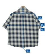 uniform experiment（ユニフォームエクスペリメント）カジュアルシャツ 紺 サイズ:2(M位) メンズ/2200711678057