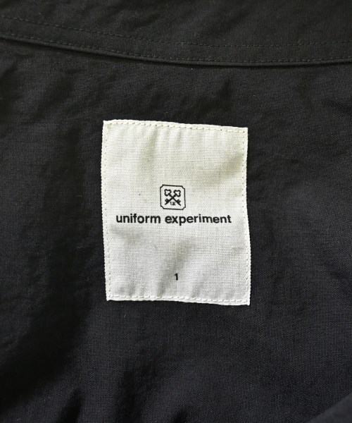 uniform experiment（ユニフォームエクスペリメント）カジュアルシャツ 黒 サイズ:1(S位) メンズ/2200710748027