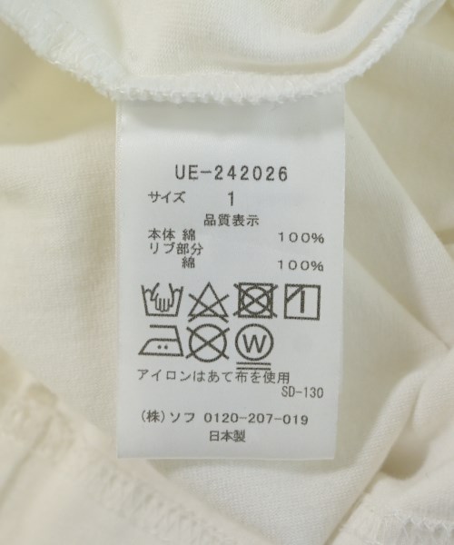 uniform experiment（ユニフォームエクスペリメント）Tシャツ・カットソー 白 サイズ:1(S位) メンズ/2200710748041