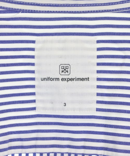 uniform experiment（ユニフォームエクスペリメント）カジュアルシャツ 青 サイズ:3(L位) メンズ/2200709237075