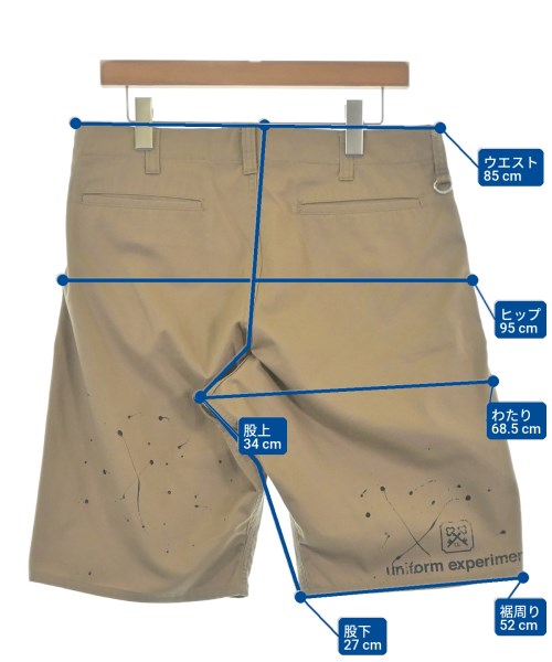 uniform experiment（ユニフォームエクスペリメント）ショートパンツ ベージュ サイズ:3(L位) メンズ/2200713602036
