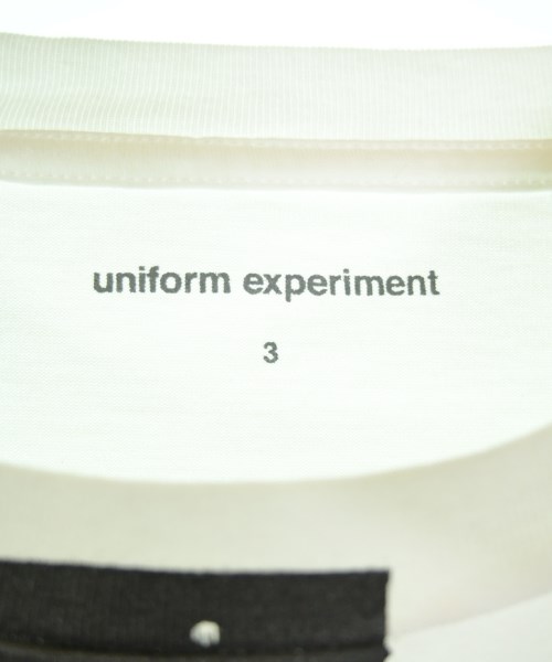 uniform experiment（ユニフォームエクスペリメント）Tシャツ・カットソー 白 サイズ:3(L位) メンズ/2200712478038