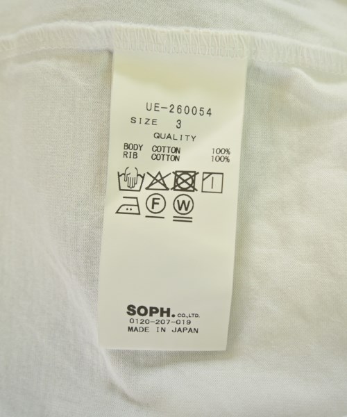 uniform experiment（ユニフォームエクスペリメント）Tシャツ・カットソー 白 サイズ:3(L位) メンズ/2200712478038