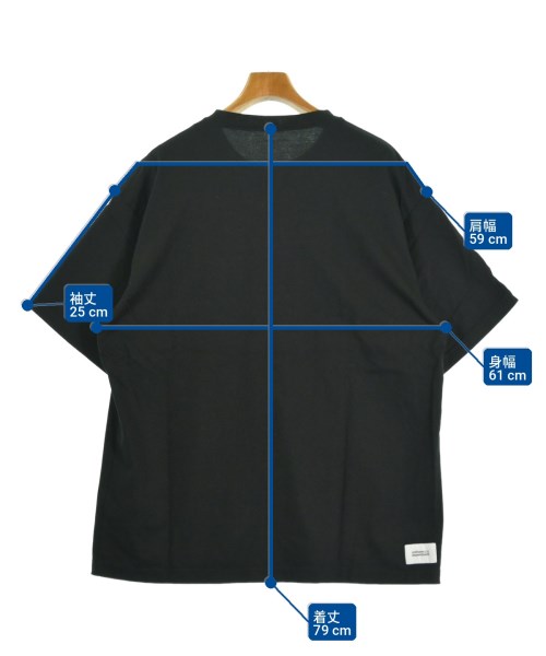 uniform experiment（ユニフォームエクスペリメント）Tシャツ・カットソー 黒 サイズ:3(L位) メンズ/2200712478045