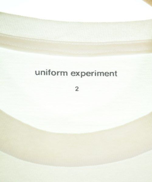 uniform experiment（ユニフォームエクスペリメント）Tシャツ・カットソー 白 サイズ:2(M位) メンズ/2200712478069