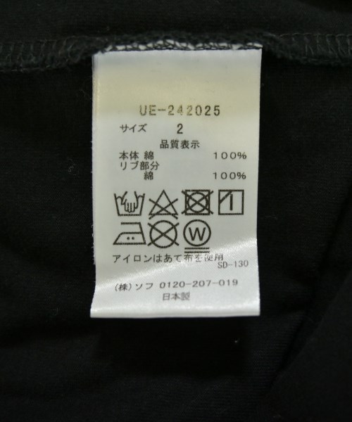 uniform experiment（ユニフォームエクスペリメント）Tシャツ・カットソー 黒 サイズ:2(M位) メンズ/2200712478083