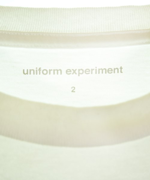 uniform experiment（ユニフォームエクスペリメント）Tシャツ・カットソー 白 サイズ:2 (M位) メンズ/2200712478106