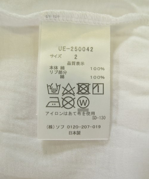 uniform experiment（ユニフォームエクスペリメント）Tシャツ・カットソー 白 サイズ:2 (M位) メンズ/2200712478106